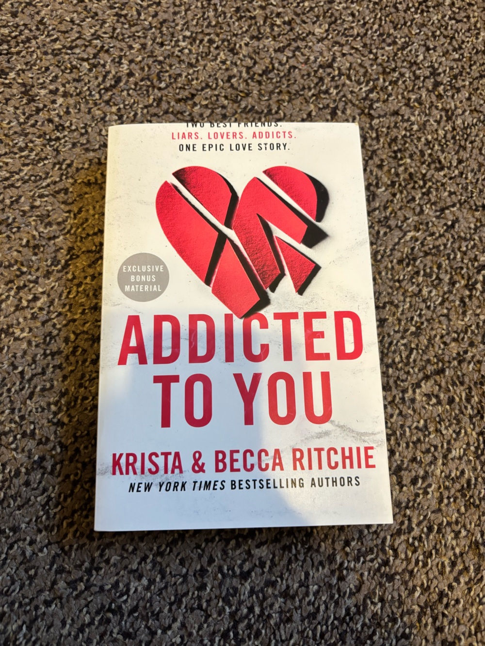 Amazon Paperback Book - White and Red Cover